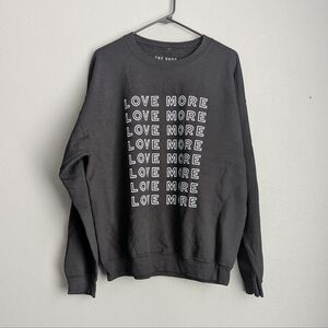 Women's the shop forward size large black crewneck sweatshirt. Love more.